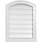 Ekena Millwork Arch Top Surface Mount PVC Gable Vent w/ 2"W x 2"P Brickmould Sill Frame, 18"W x 22"H GVPAR18X2203SN - alternate 1